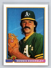 1991 Bowman #237 Dennis Eckersley Oakland Athletics Baseball Card