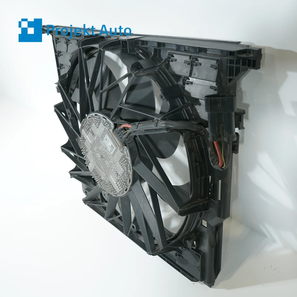 Оригинальный вентилятор радиатора BMW N63 8509743 F01 F02 F04 F10 F13 F06 F12 F07 09–19 годов выпуска - Изображение 4 из 4