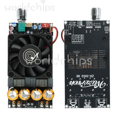 ZK-3002 DC18-50V Audio Power Amplifier Board 300W+300W Dual-CH 600W Mono TPA3255