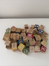 2lbs Wood Alphabet Letter Number Picture Buil...