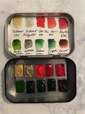 Christmas Watercolor Sample Set Holbein, Dani...