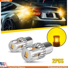 1156 LED 7506 Backup Light Blinker Reverse Super Bright Bulbs Canbus Amber Lamp