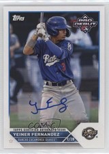 2023 Topps Pro Debut Auto Yeiner Fernandez #PD-4 Auto a8r