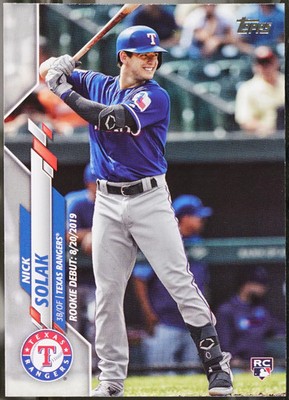 2020 Topps Update Baseball Nick Solak #U-149 NM