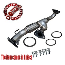 Tubo flexible de escape delantero de acero inoxidable se adapta a: Honda Odyssey 2011-2013 3,5 L