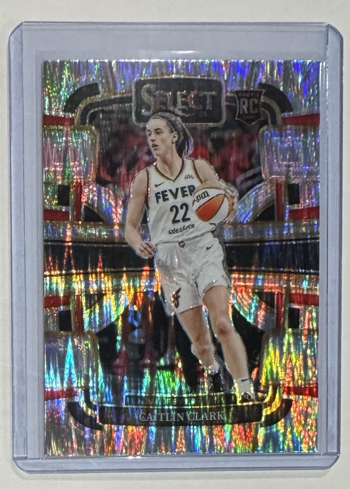 2024 Panini Select WNBA - Concourse Caitlin Clark #72 Silver Flash Prizm (RC)