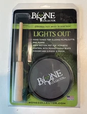 Bone Collector Lights Out Molded Pot with Stale Top Turkey Call
