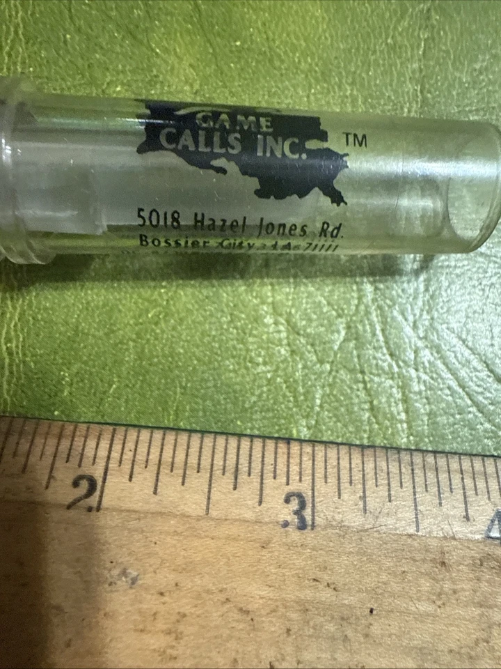 HTF Vintage Haydel’s Cut Down Mallard Duck Call 87 Sounds Great Louisiana - Image 3 of 4