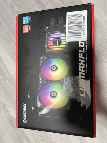 ENERMAX LIQMAXFLO 240 ARGB AIO CPU Liquid Cooler - 380W TDP -38mm Thick Radiator