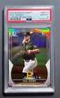 2023 Bowman Draft Paul Skenes #BDC-14 Chrome Refractor 1st Bowman PSA 10 GEM MT