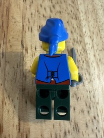 Pirate blue vest Pirates I Lego Minifigure Loot Island 6241 Blue Hat
