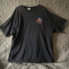 VTG Planet Hollywood Las Vegas T-Shirt XL Made In USA Black Holes