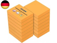 Zczn 14 BlöCke Haftnotizen Orange, Kleine Klebezettel 51 X 38 Mm, Sticky Notes