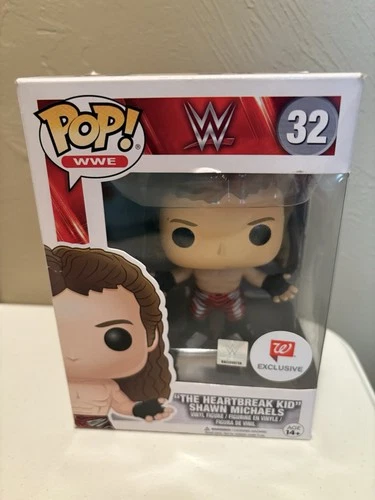 Funko Pop WWE The Heartbreak Kid Shawn Michaels #32 Walgreens Exclusive