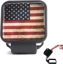 2 Inch Trailer Hitch Cover Plug Rubber Tow Hitch Cap Universal Color Brown