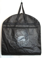 Canada Goose Arctic Program Logo Black Clothing Garment Bag EUC