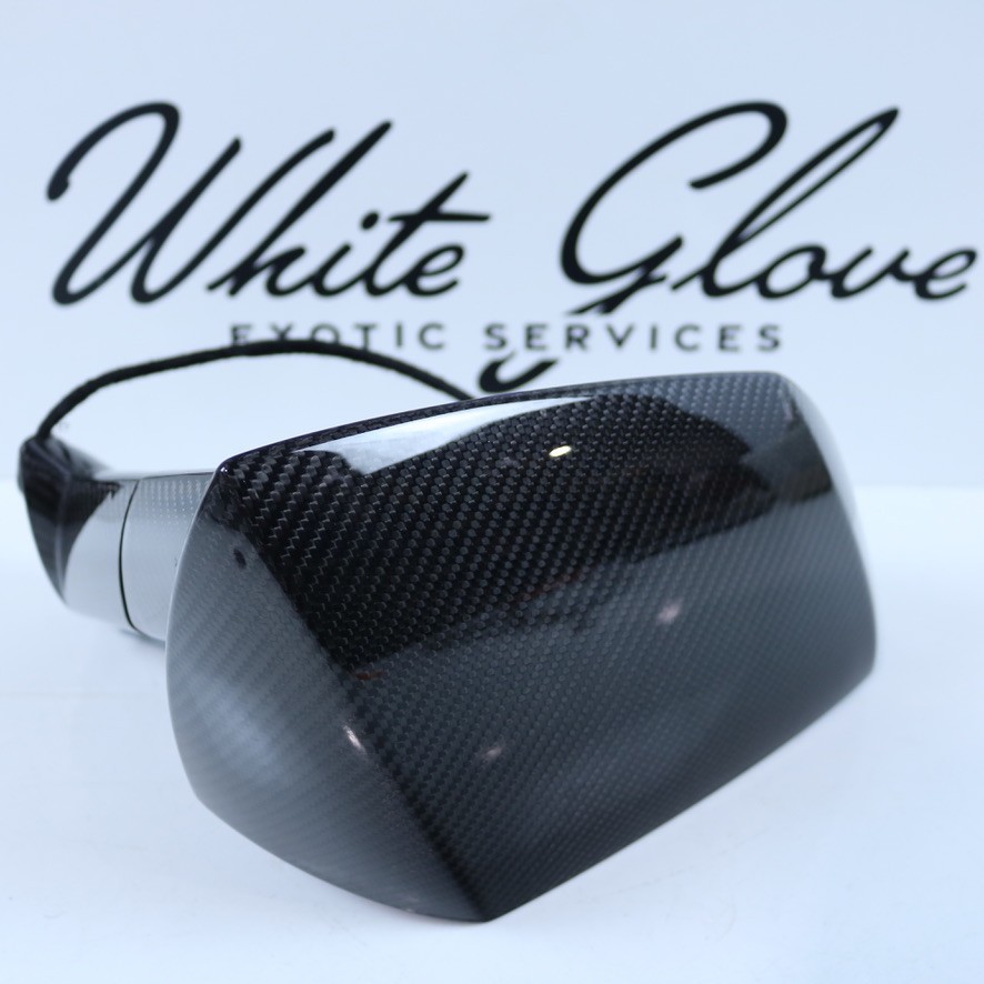 [NOS] Lamborghini Aventador SVJ Coupe Right  CARBON FIBER MIRROR 471857388L