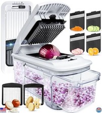 Fullstar 4-in-1 Vegetable Chopper, Mandoline Slicer, Cheese Grater & Spiralizer