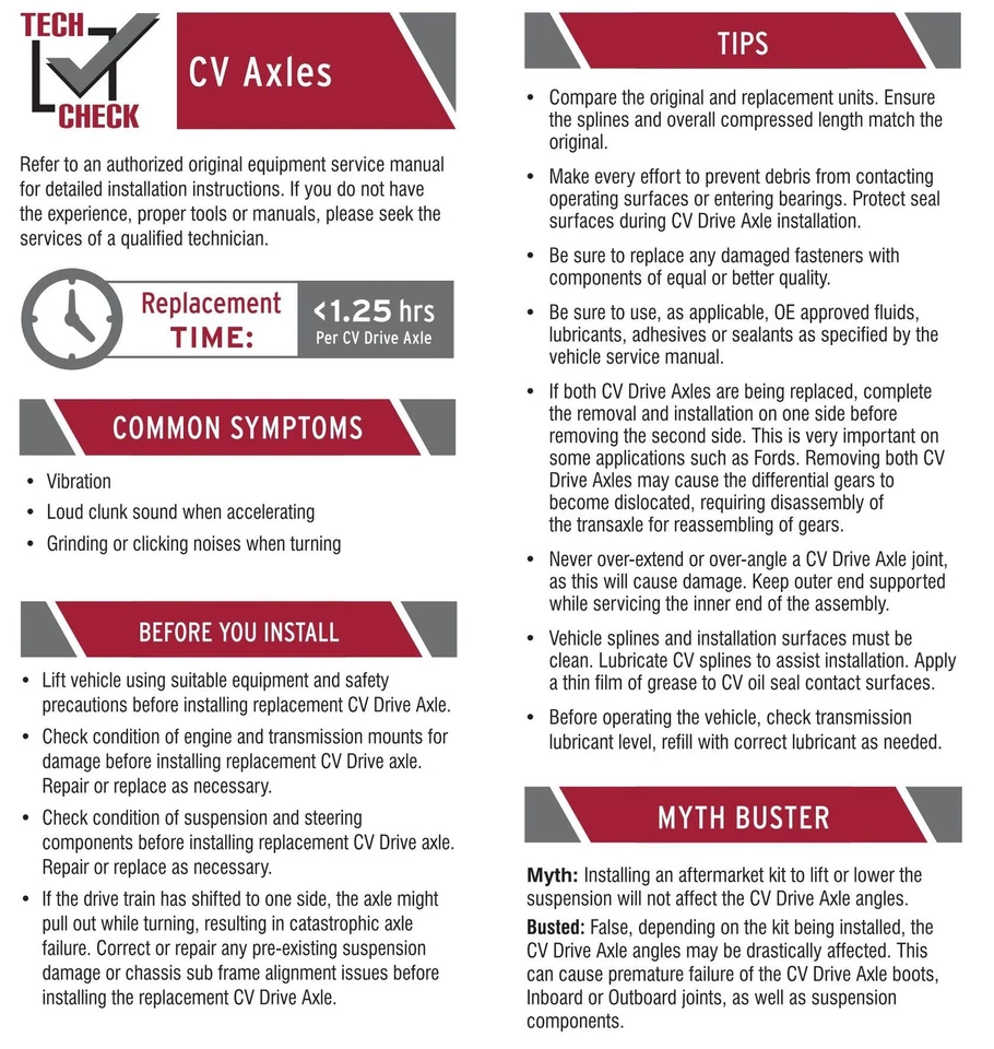 Front Left CV Axle Shaft Assembly Fits Chrysler Voyager 2000-2003 663109 Foto 4 de 4