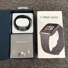 Fitbit Versa Fitness & Activity Tracker  Smart Watch - S & L Sizes Black