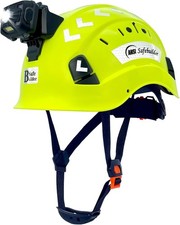 Casco de seguridad ala completa con linterna ...