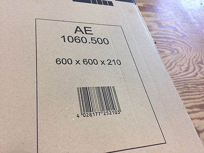 RITTAL 1060500  600 X 600 X 210 NEMA 1,12,4 GLAND PLATE, RAL7035 *SEE CONDITION*