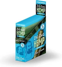 FULL BOX ZIG ZAG HERBAL Wrap Blue Dream 25 PACKS Total 50 Count