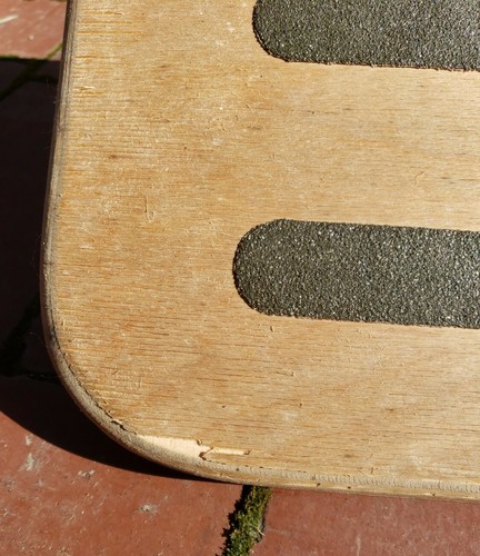 Vtg Balance Board Merdel Wooden Stability Surf Skate Hockey Agility Core Trainer - Picture 13 of 13