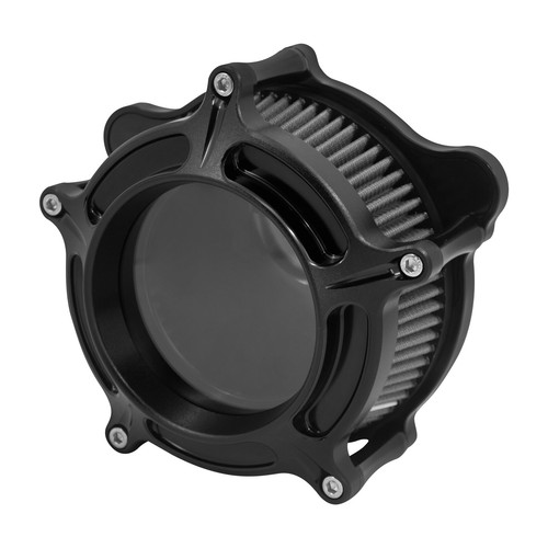 Clear Matte Black Air Filter Cleaner For Harley Touring Road Electra Glide 17-25 - Picture 13 of 17