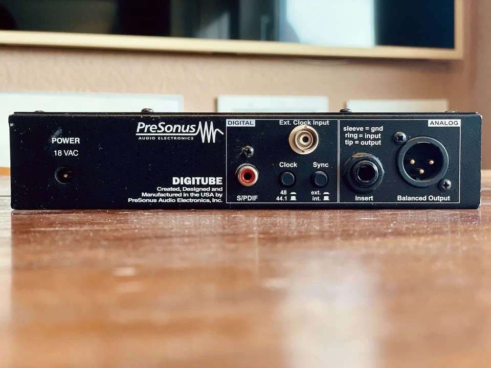 PreSonus DigiTUBE, Mikrofon Mic Pre-Amp, Röhre, US-Import mit EU- Netzteil. TOP! - Bild 3 von 4