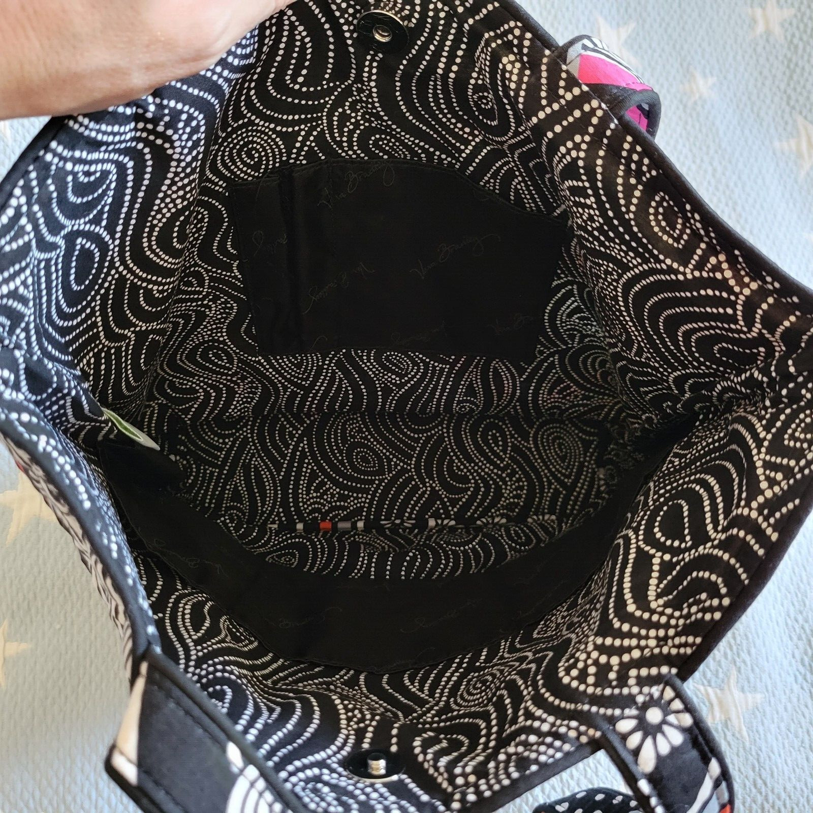 Vera Bradley patchwork pattern tote bag - image 5