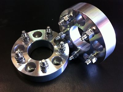 MC PowerSports 1.25 Inch Wheel Spacers – 5x120 Bolt Pattern, Fits Chevy Corvette, 2-Pack, Lifetime Warranty