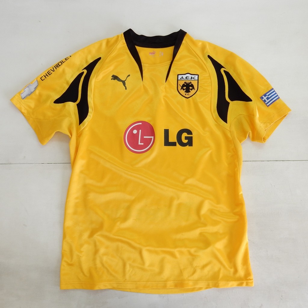 Maillot AEK Athènes Puma - Taille L, Extérieur, Vintage, Occasion
