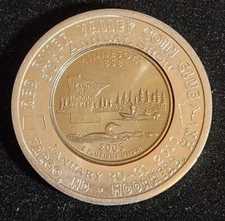 2008D ENCASED Michigan Quarter. Red River Valley Coin Club.  PC246