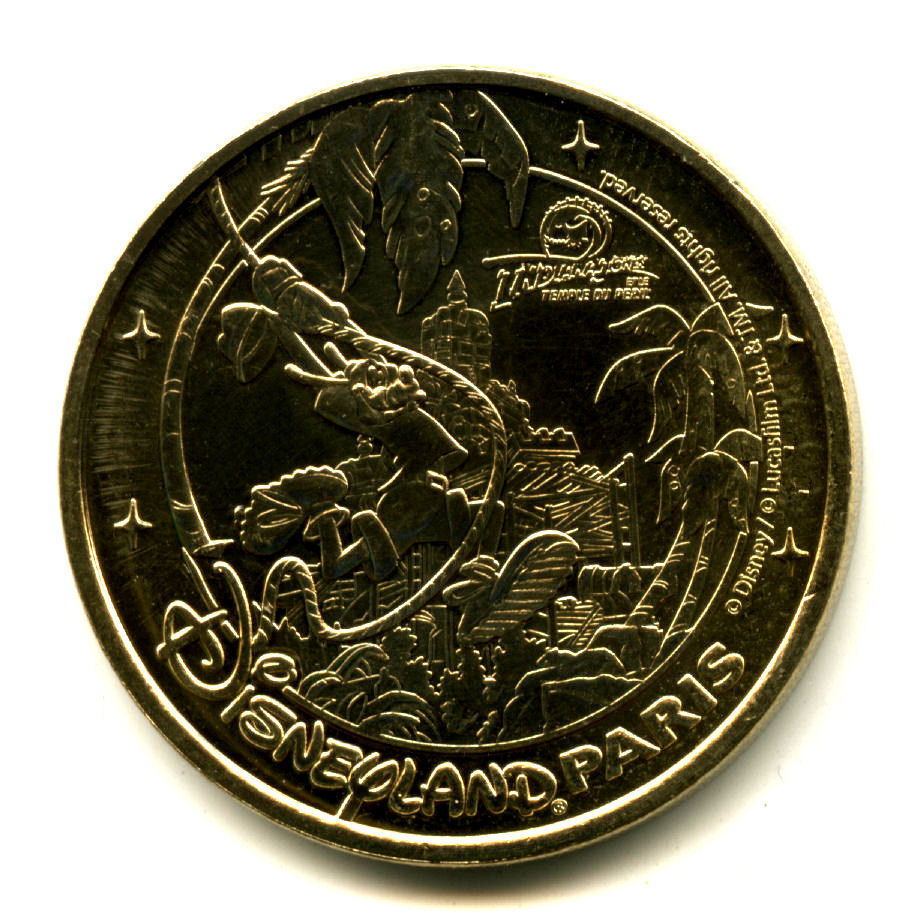 77 DISNEY Goofy 2, Indiana Jones, 2014, Monnaie de Paris