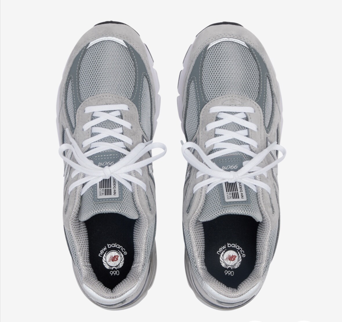 Buy Size 11.5 - New Balance 990v4 Made in USA Grey Silver online