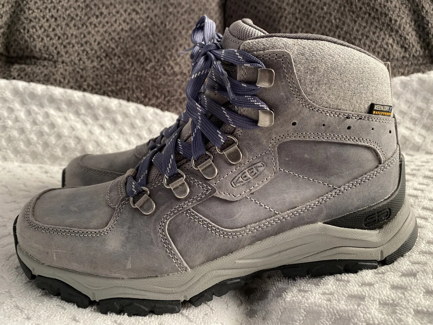 Stivali impermeabili KEEN innate in pelle Drizzle vintage indaco taglia 7 5 5234466