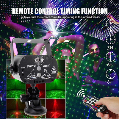 480Muster Disco Party Laser Projektor Licht Strobe Bar DJ KTV mit Fernbedienung