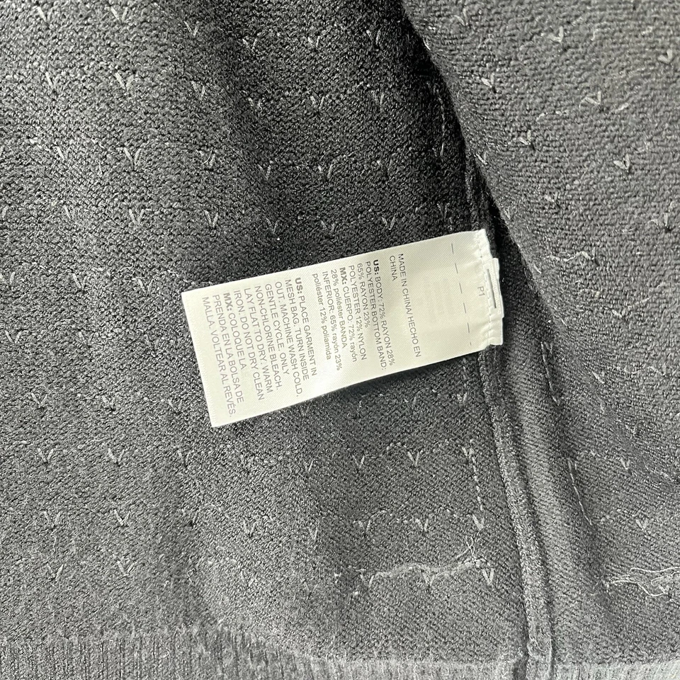 Chico's блестки кардиган свитер открытый передний блестящий черный официальный новый с Ярлыками размер 1/M - Изображение 4 из 4