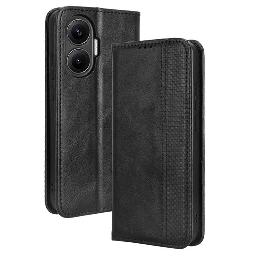 For XiaoMi Poco F7, Luxury Retro Flip Leather Wallet Stand Card Slots Cover Case - Picture 21 of 24