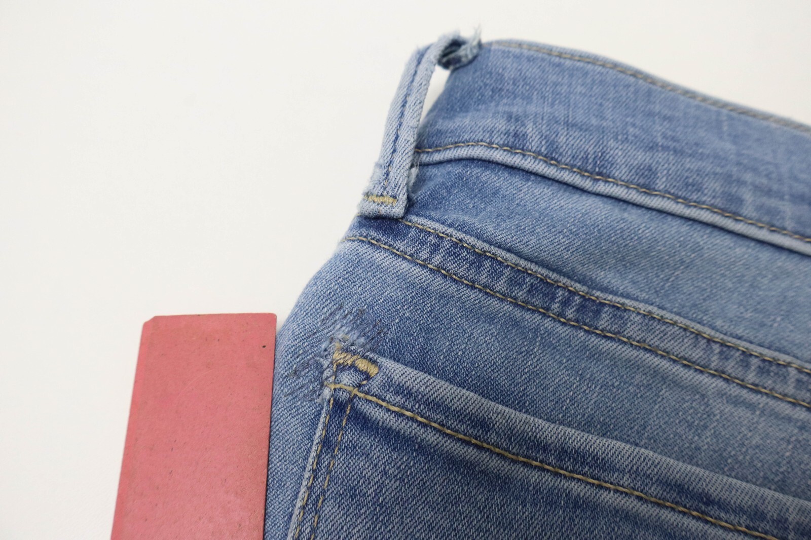 LEVI'S 710 Super Skinny Jeans Women's W28 Light Blue Zip Fly thumbnail 9