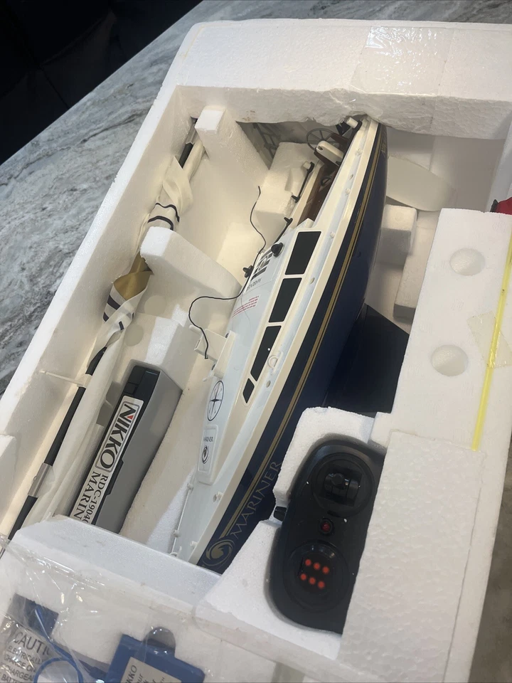 NEW! NIKKO MARINER RC YACHT BOAT NOS RDC-19040BC 1/24 RARE SAILBOAT 4.8V BIG USA - Image 4 of 4