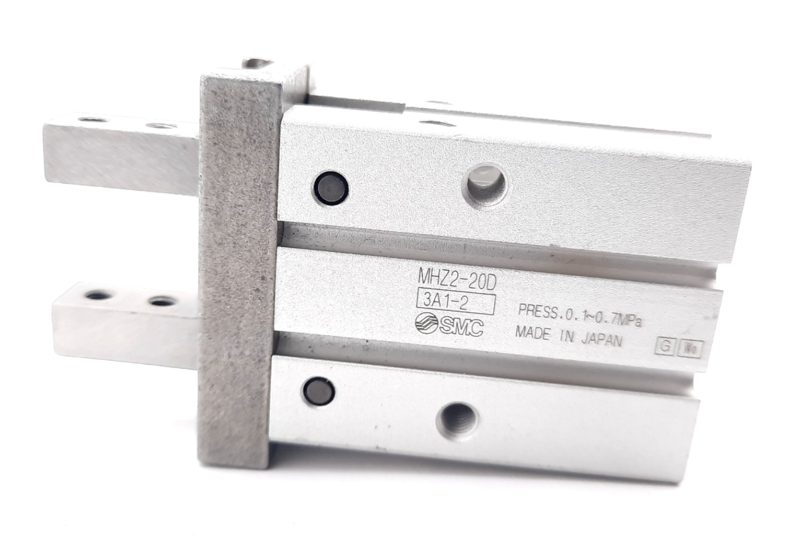 SMC MHZ2-20D Parallel Type Pneumatic Gripper 20mm Bore, 10mm Stroke, 0.1-0.7MPa