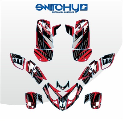 Grafik Dekor Aufkleber ATV Quad DROP POLARIS PREDATOR