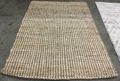 NATURAL / IVORY 5' X 8' Broken Thread Rug, Reduced Price 1172655124 NF734A-5