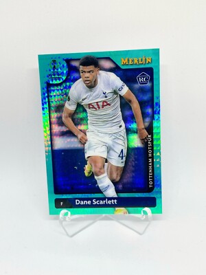 Dane Scarlett 2021-22 Topps Merlin Chrome UCL AQUA Rookie #128