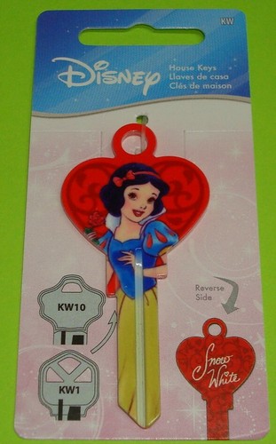 CUTE SNOW WHITE Classic Designer House Key Blank for Kwikset KW1 KW10 KW11 - Picture 1 of 3