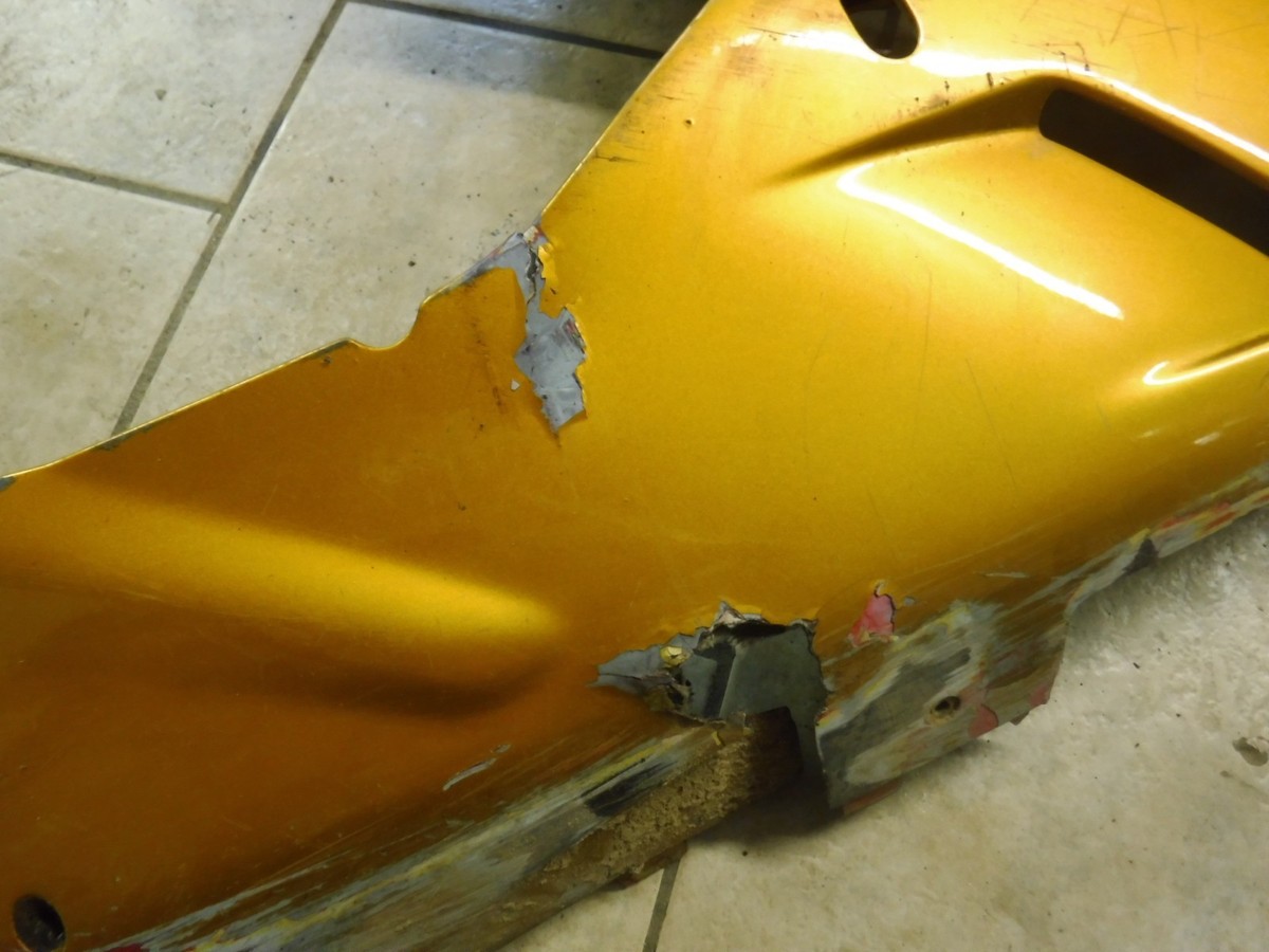 00 01 KAWASAKI NINJA ZX12R Right Side Fairing Cowling Cover SF236