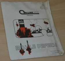 MISSILE DEFENSE ~ APPLE II + DOS ~ Sierra ON-LINE systems ~ NEW/SEALED ~ english
