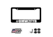 Omw2fyb On My Way To F Your B Jdm Funny Race Drift Dope Auto License Plate Frame